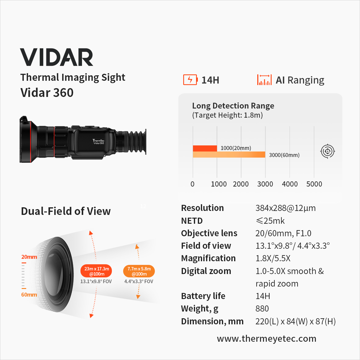 Wholesale Powerful Thermal Scopes for Hog Hunting - Vidar Series ...